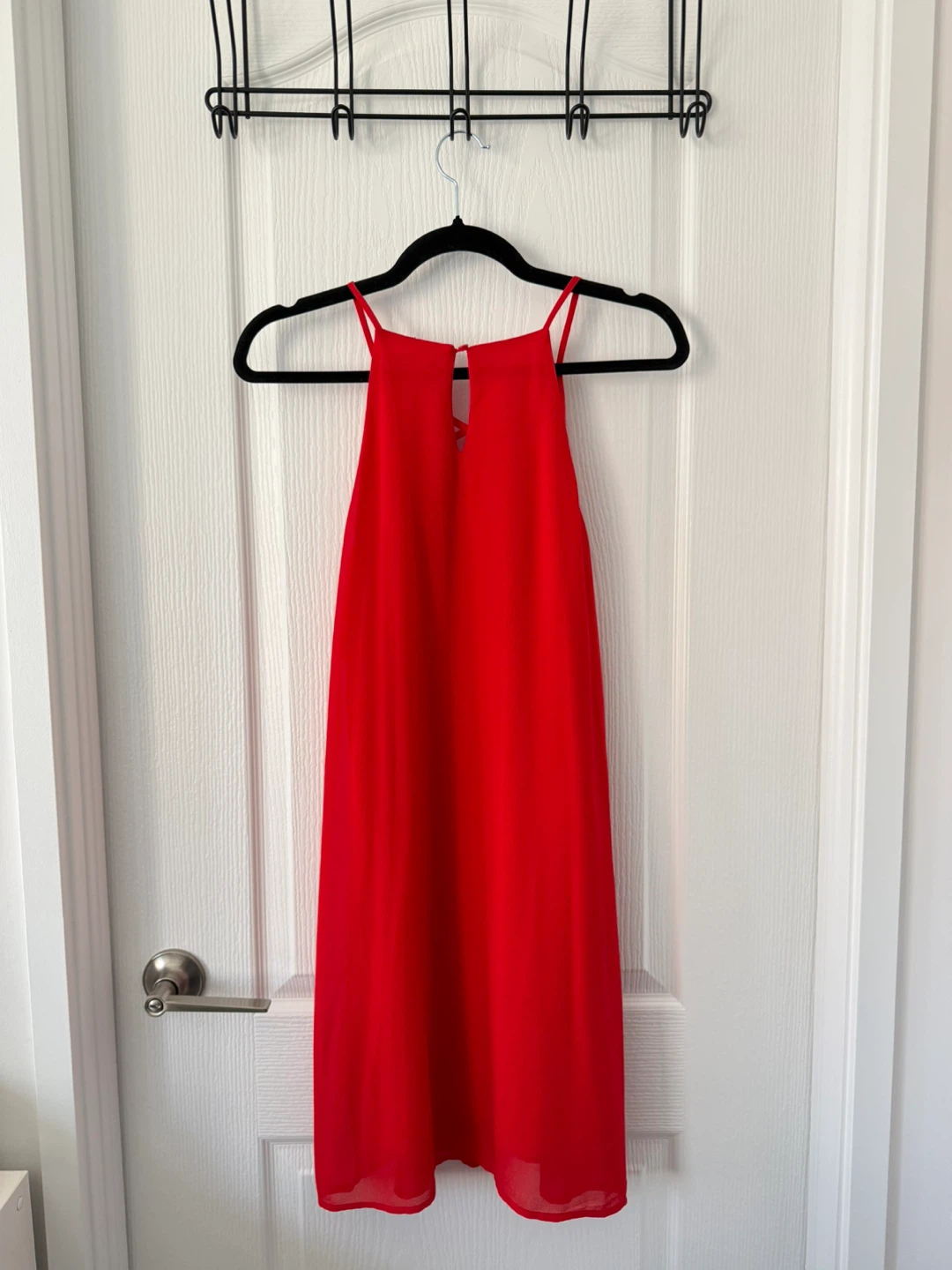 Red Strappy Mini Dress - photo 3