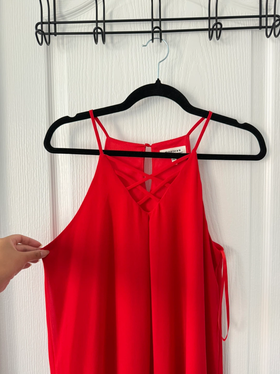 Red Strappy Mini Dress - photo 2