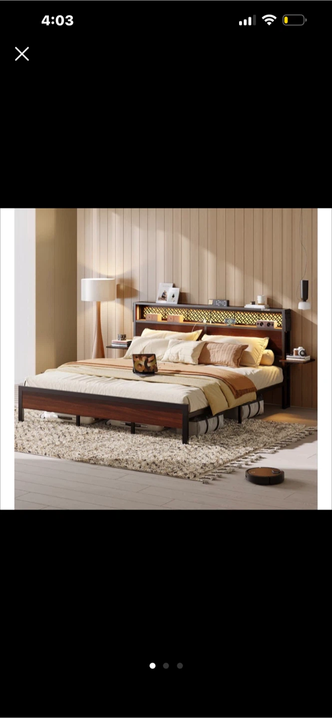 Brand Bestier Bed Frame Still In Box - photo 2