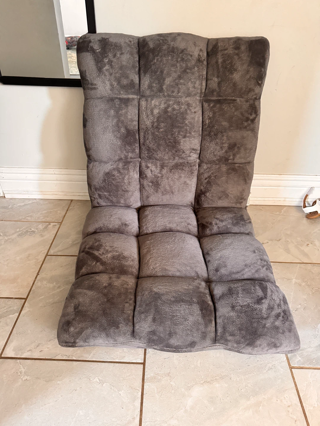 Grey Floor Chair