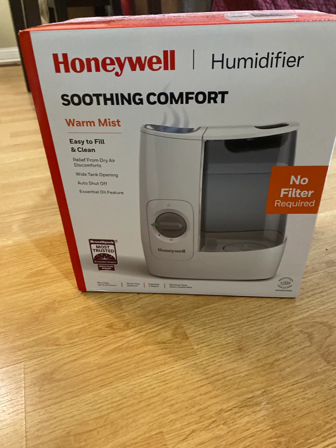 Honeywell Warm Mist Humidifier - photo 3