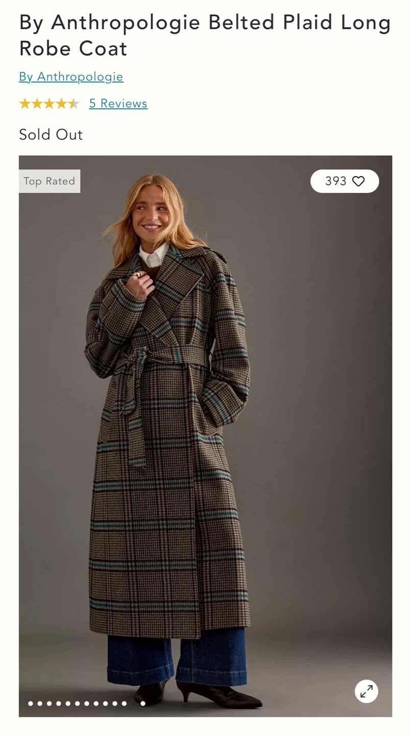 Timeless Anthology long coat oversized