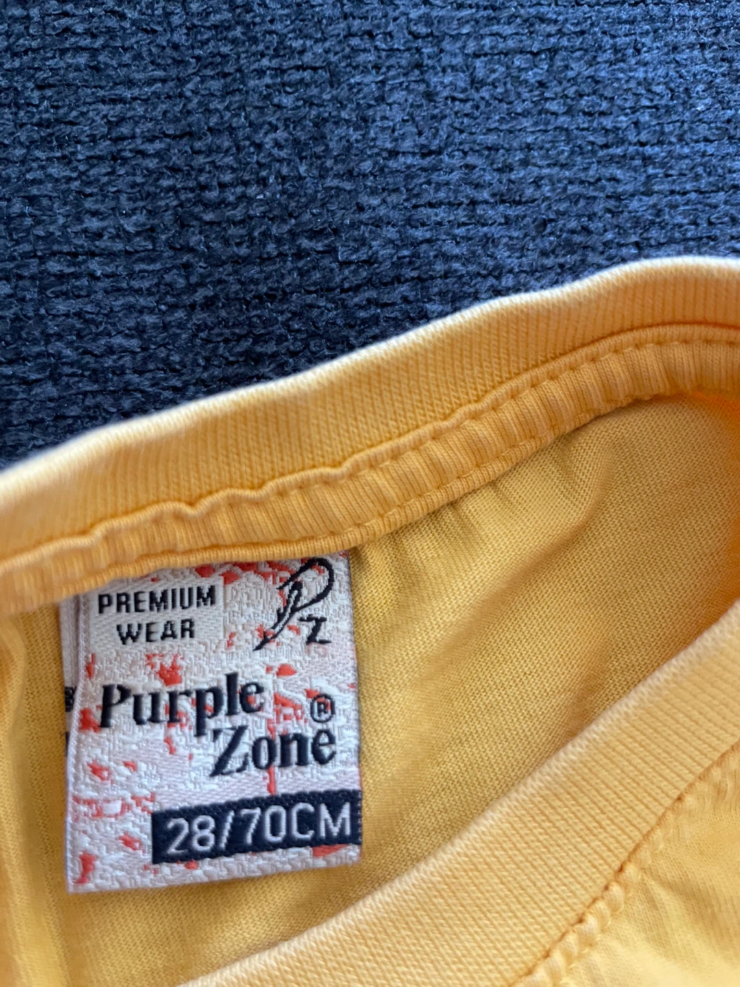 Purple Zone Yellow Long Sleeve Shirt Size 28/70CM - photo 2