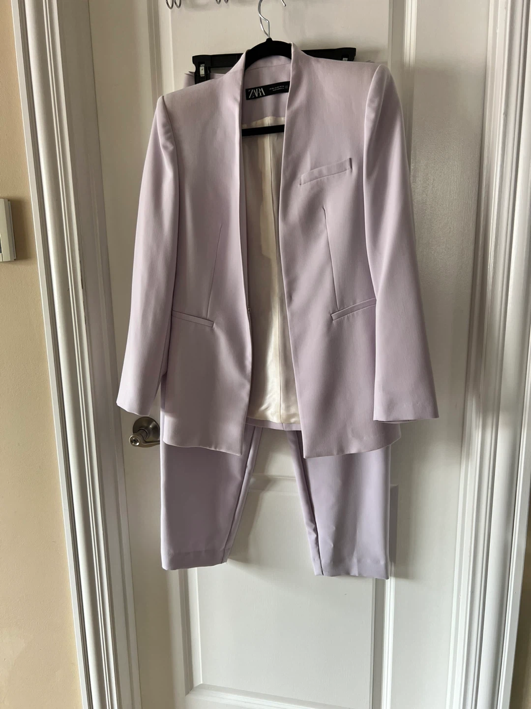 ZARA Lavender Suit Set - Blazer XS, Pants M