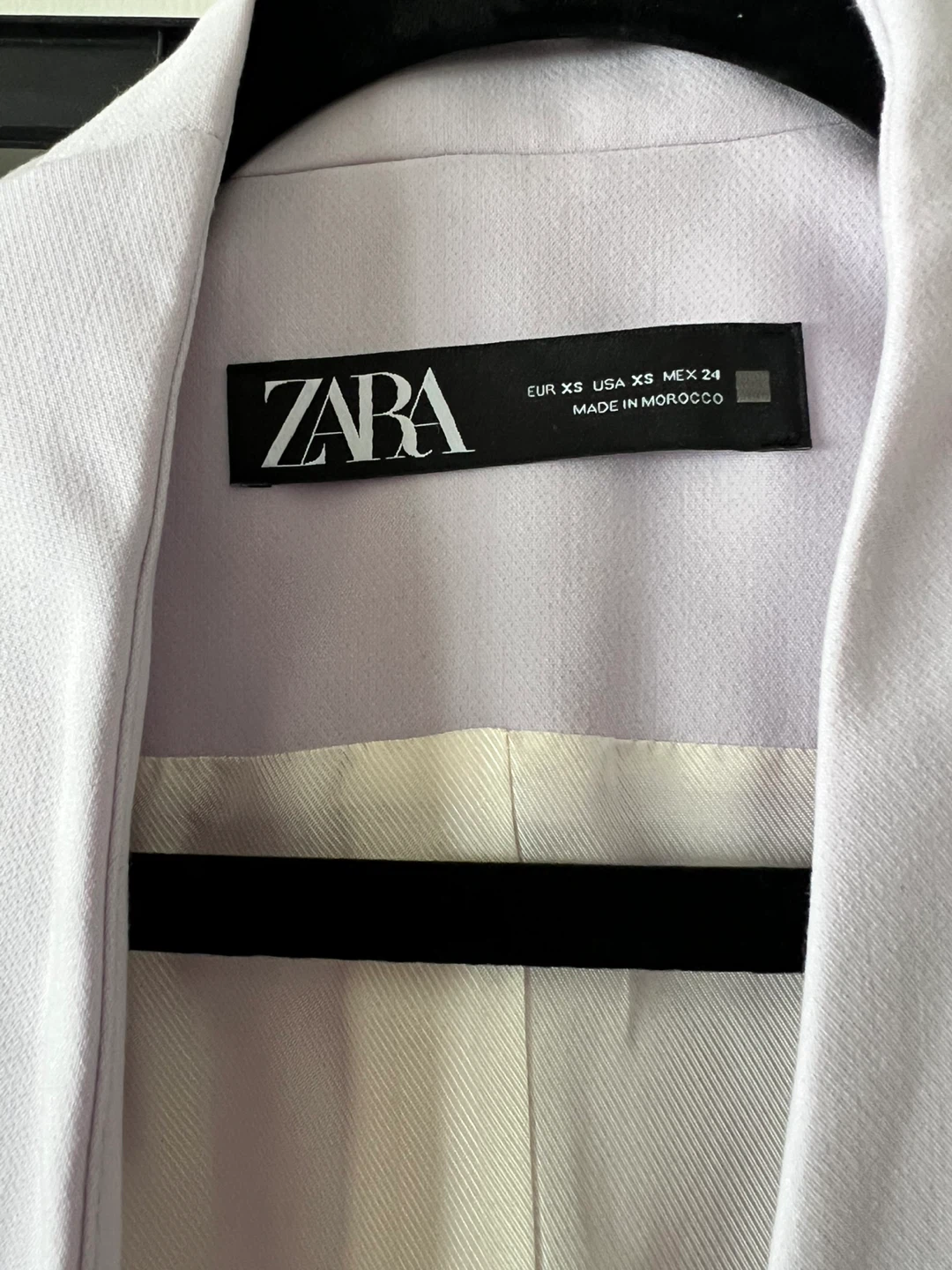 ZARA Lavender Suit Set - Blazer XS, Pants M - photo 3