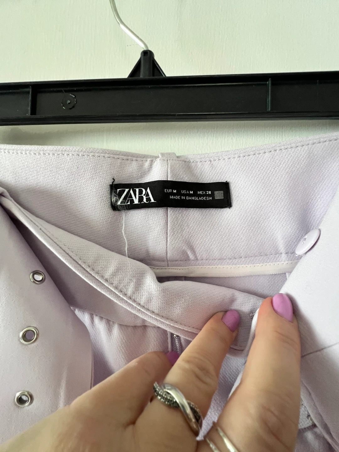ZARA Lavender Suit Set - Blazer XS, Pants M - photo 5