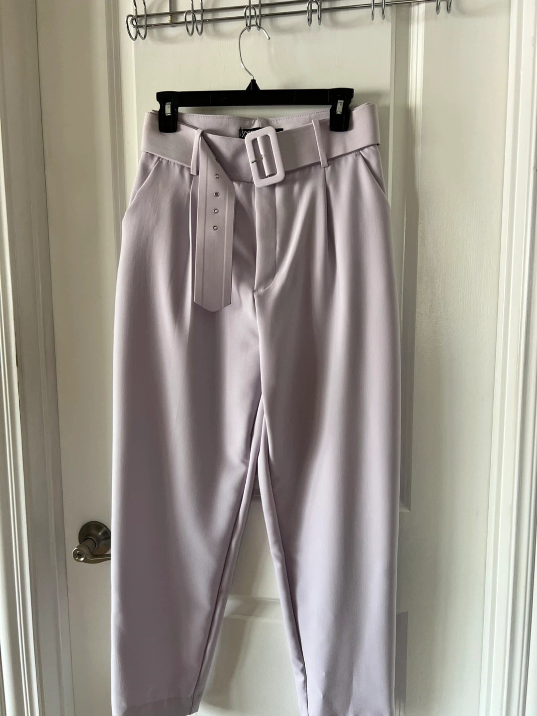 ZARA Lavender Suit Set - Blazer XS, Pants M - photo 4
