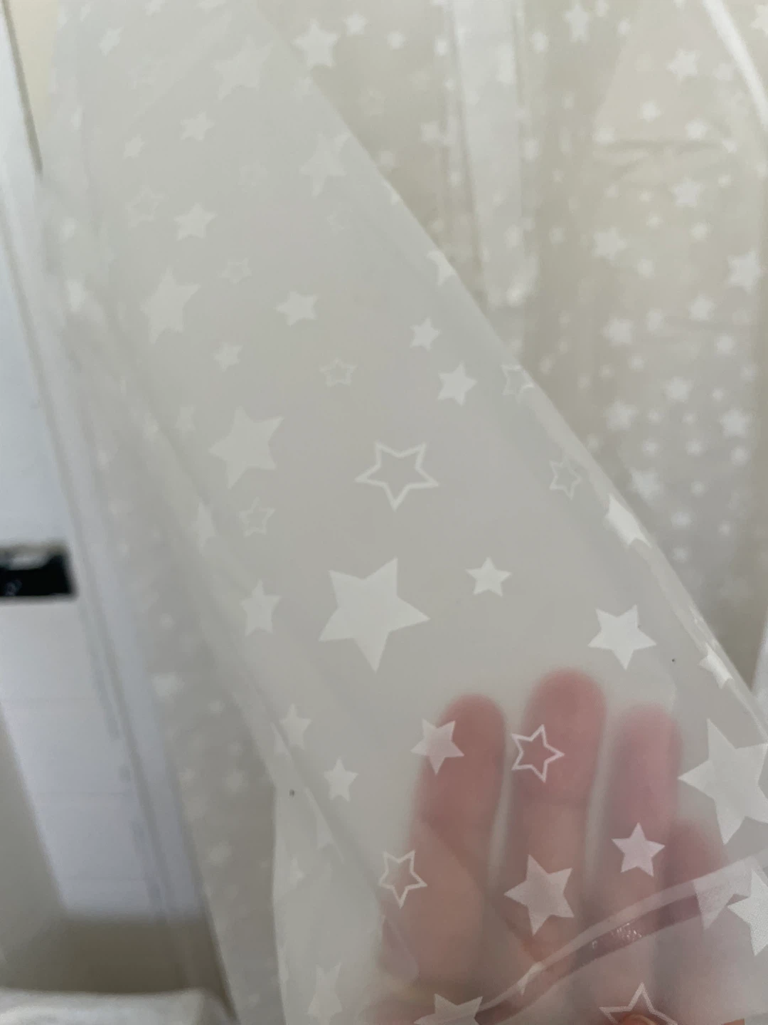 Clear Star Print Raincoat and Tote Bag Set - photo 3