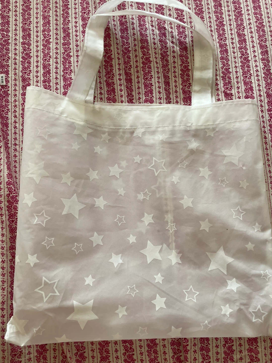 Clear Star Print Raincoat and Tote Bag Set - photo 4
