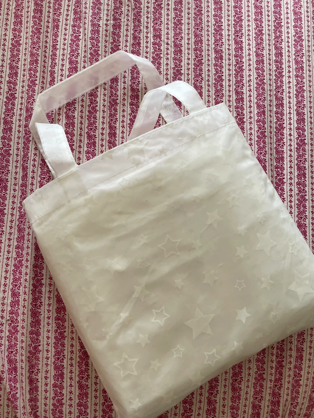 Clear Star Print Raincoat and Tote Bag Set - photo 5