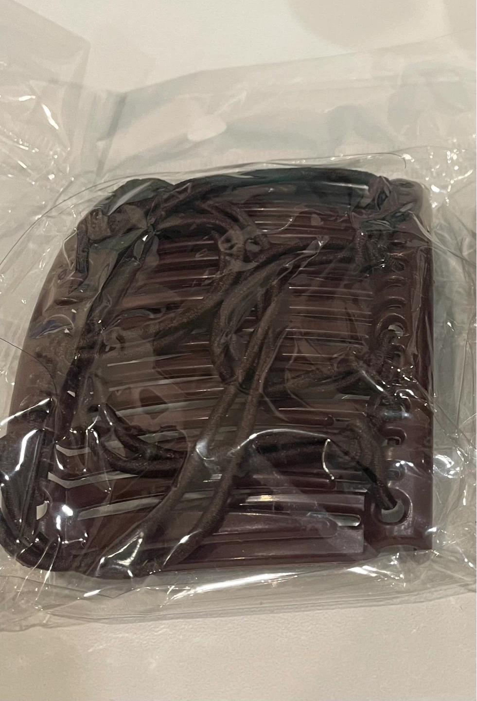Brown Vintage Hair Comb Elastic Hair Accessory - photo 3