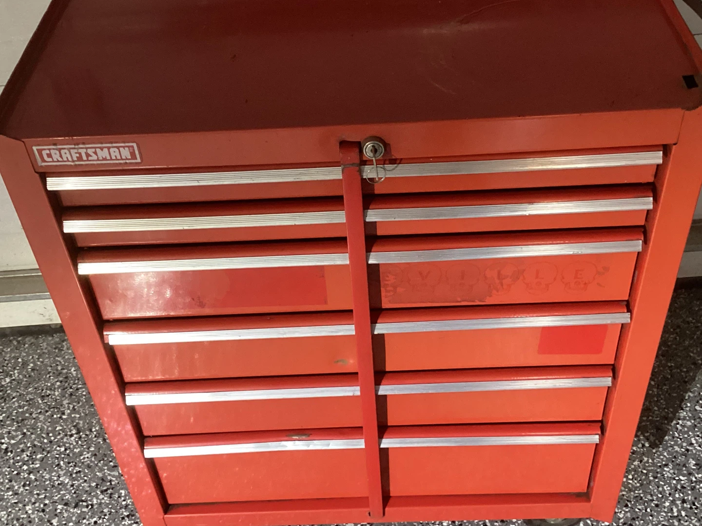 Craftsman Red Rolling Tool Chest Cabinet