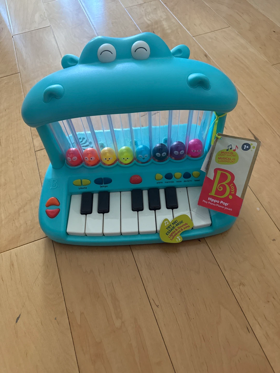 B. toys Hippo Pop Musical Piano - photo 3