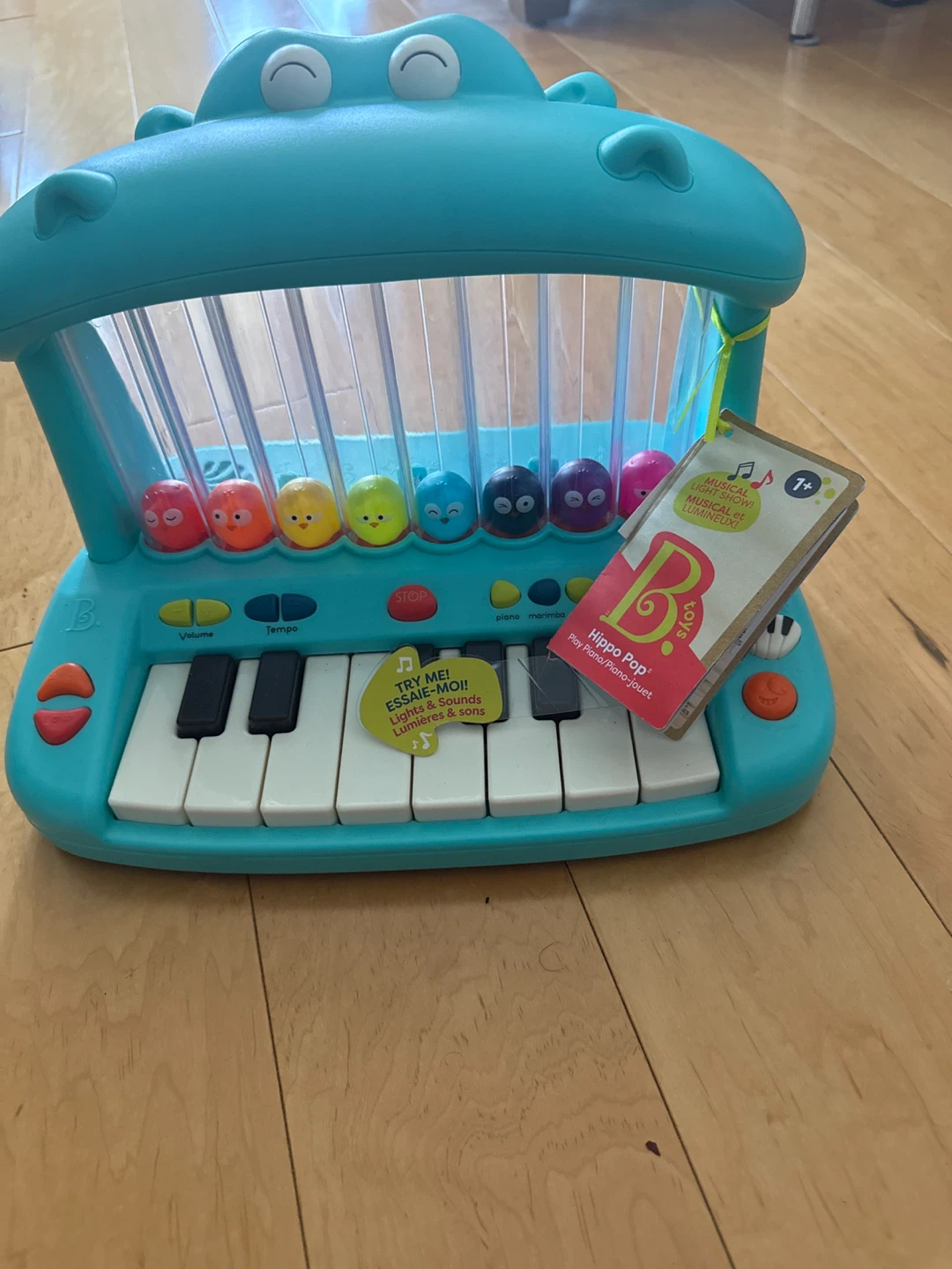B. toys Hippo Pop Musical Piano