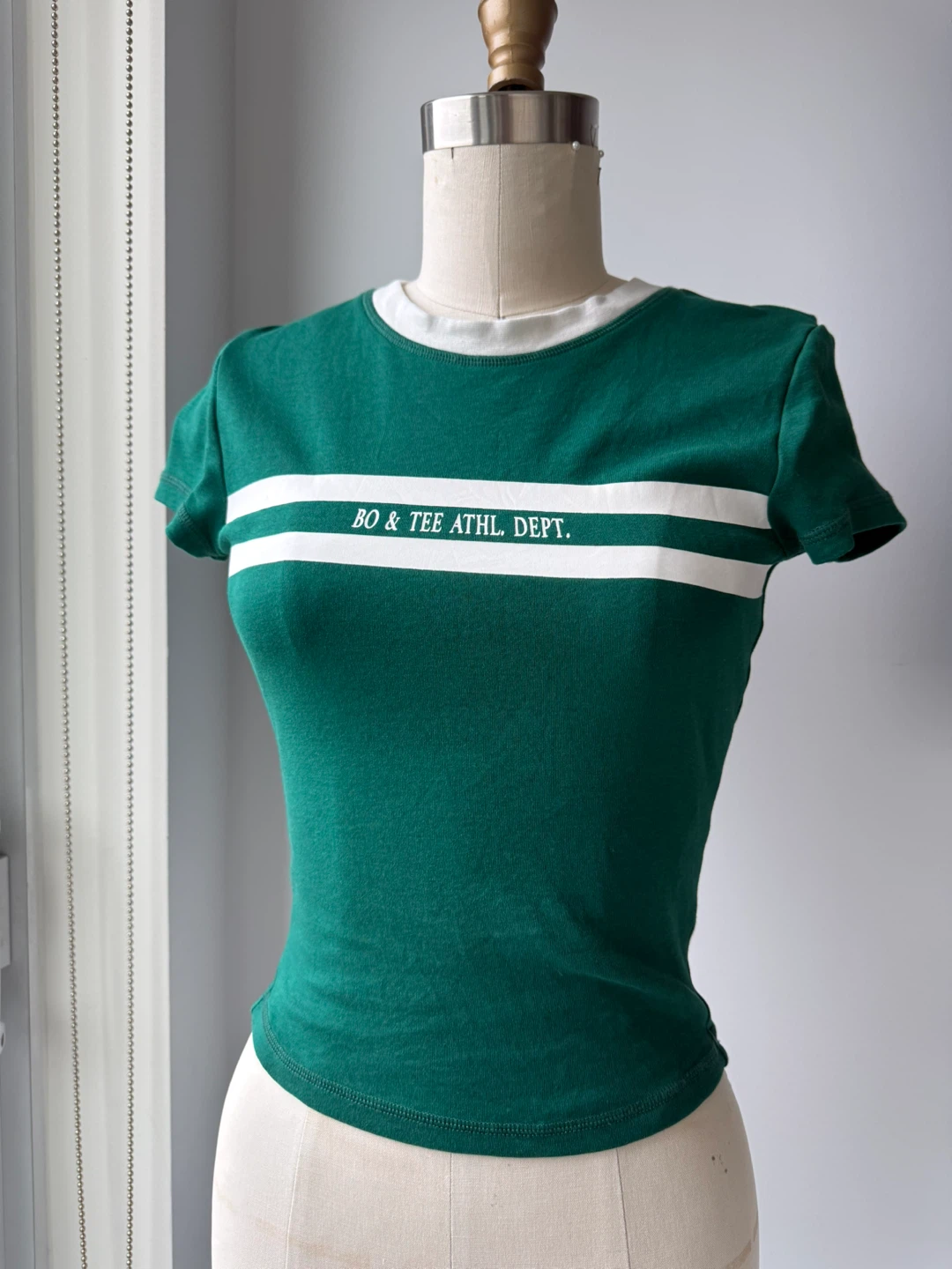 Bo&Tee green t-shirt size XS