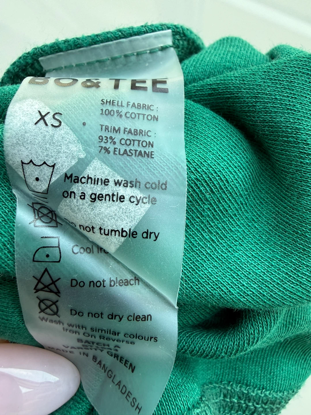Bo&Tee green t-shirt size XS - photo 3
