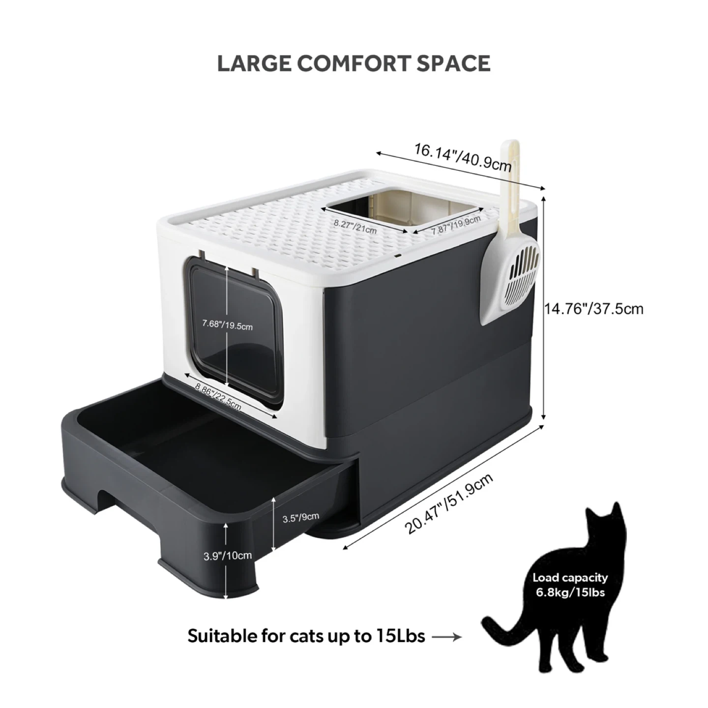 Foldable Cat Litter Box - photo 2