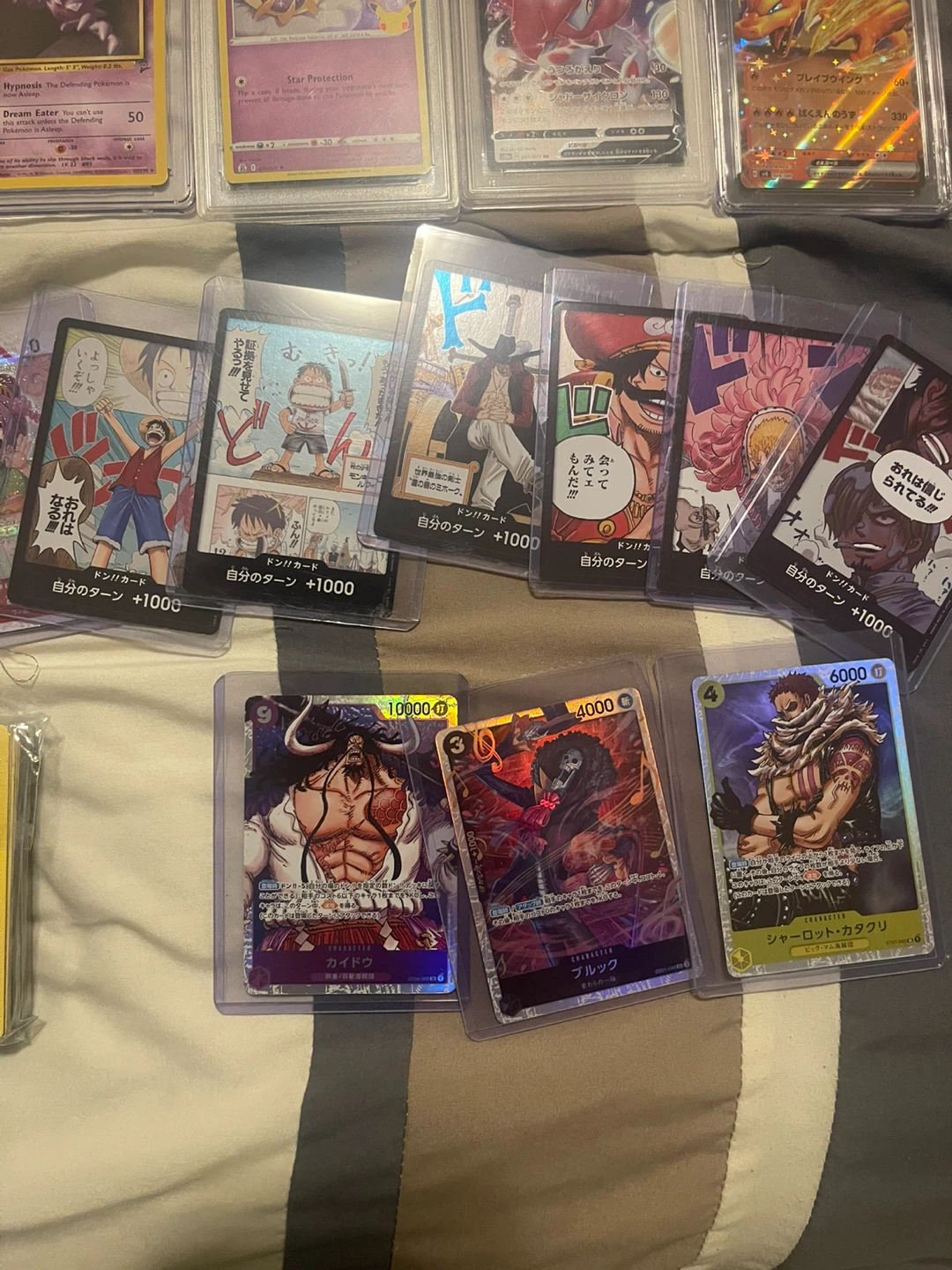 One Piece & Pokemon Trading Cards Lot - photo 2