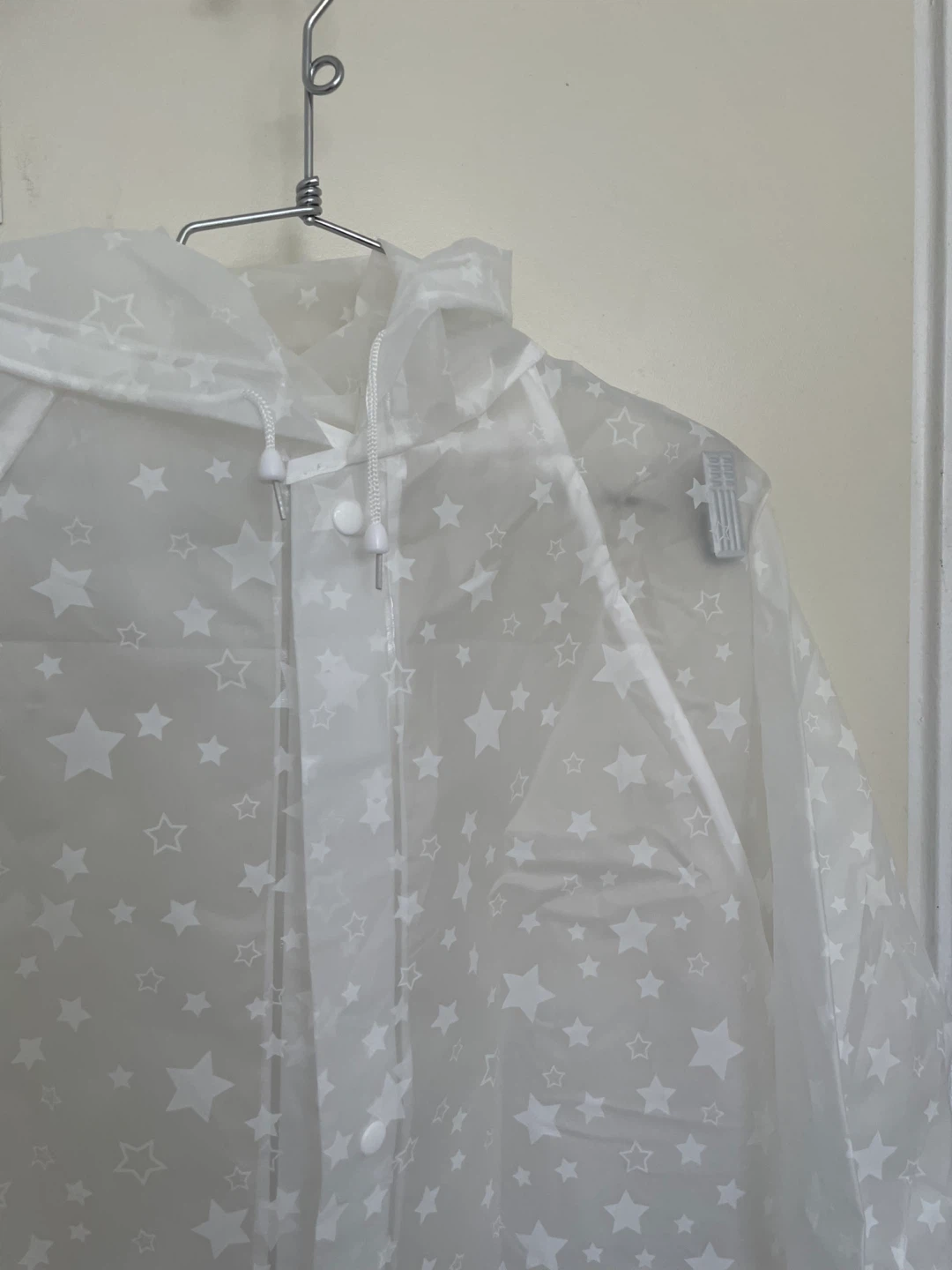 Clear Star Print Raincoat and Tote Bag Set - photo 2
