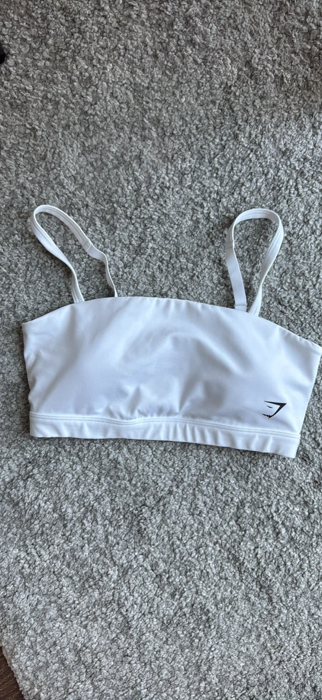 Gymshark White Sports Bra