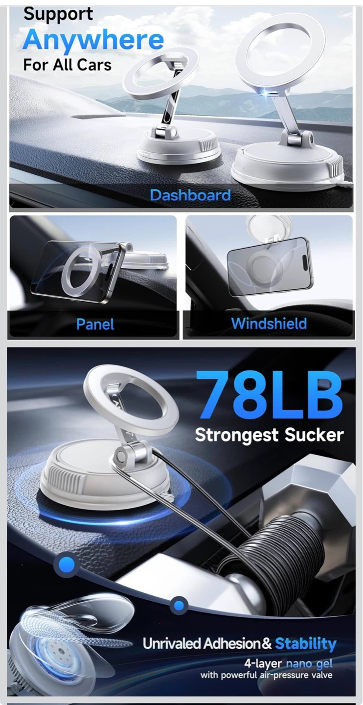 Magnetic Phone Mount for Car - photo 2
