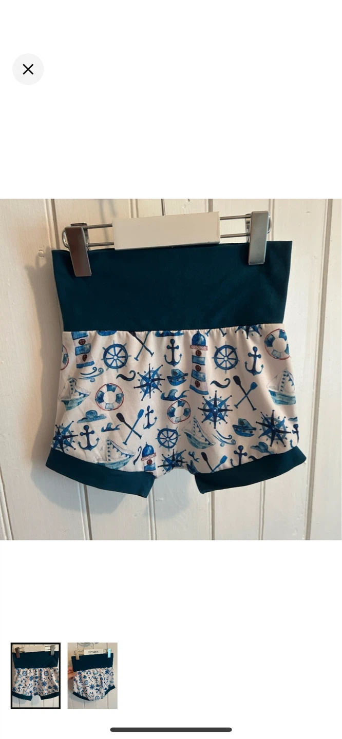Nautical handmade 3t shorts - photo 5