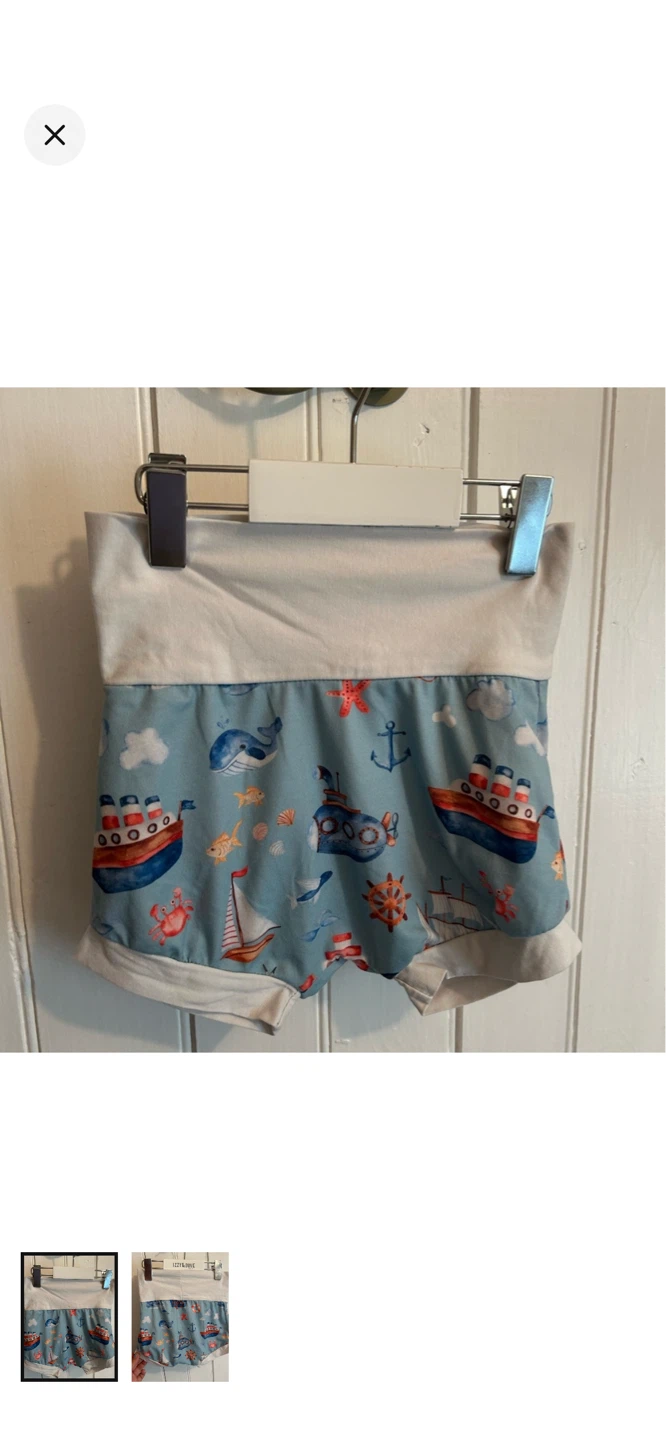 Nautical handmade 3t shorts - photo 2
