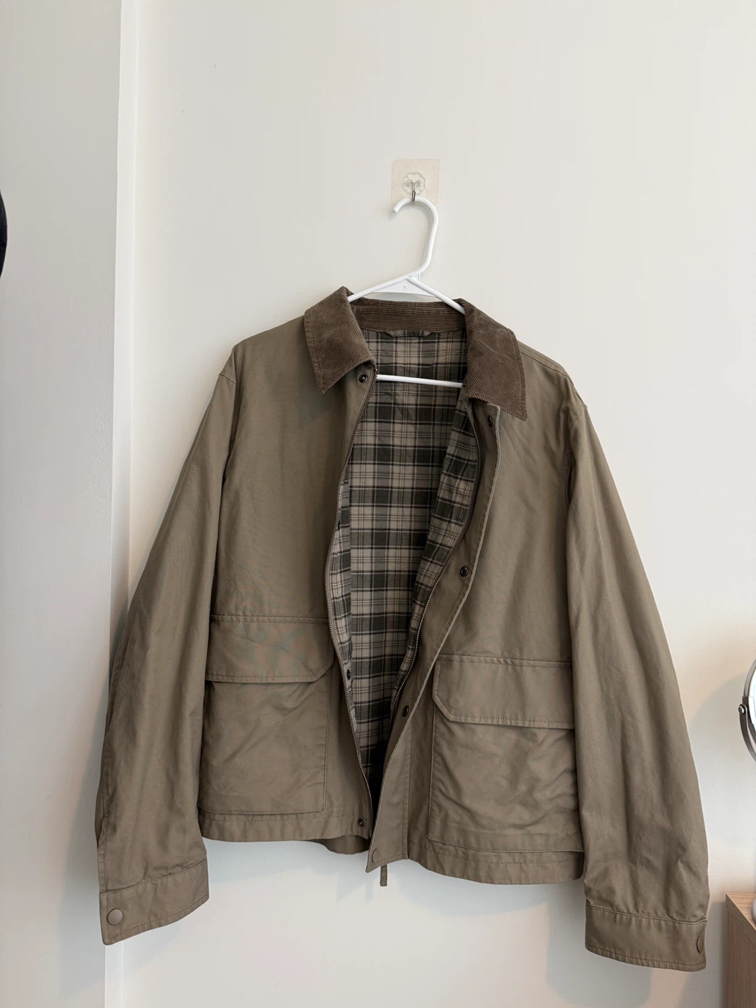 UNIQLO Utility Blouson Jacket - Khaki Size M - photo 3