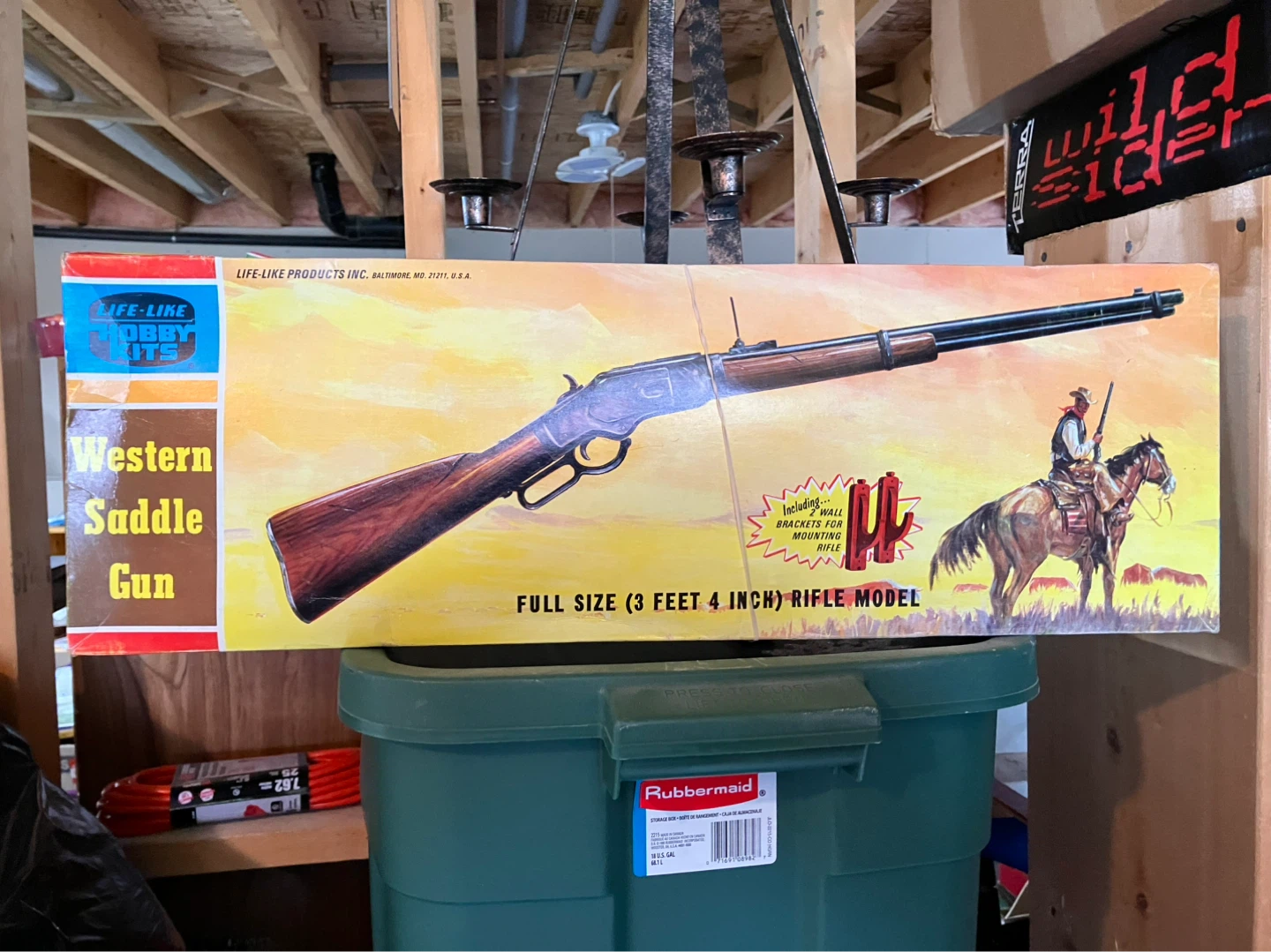 Life-Like Western Saddle Gun Model Kit
