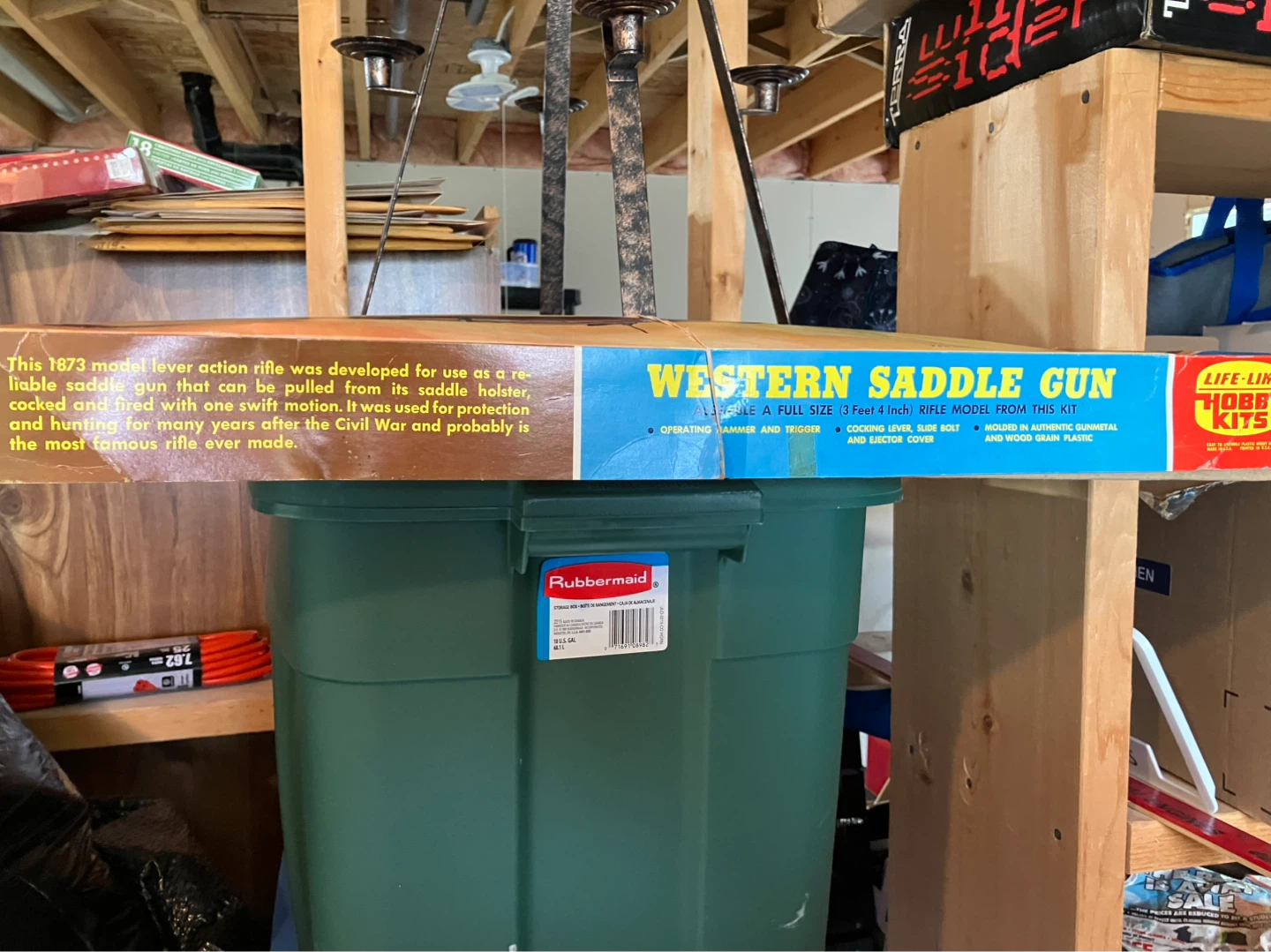 Life-Like Western Saddle Gun Model Kit - photo 2