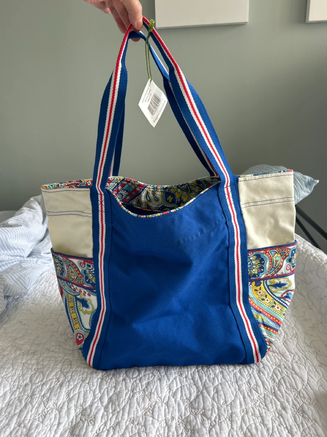 Vera Bradley TAGS ON Tote Bag