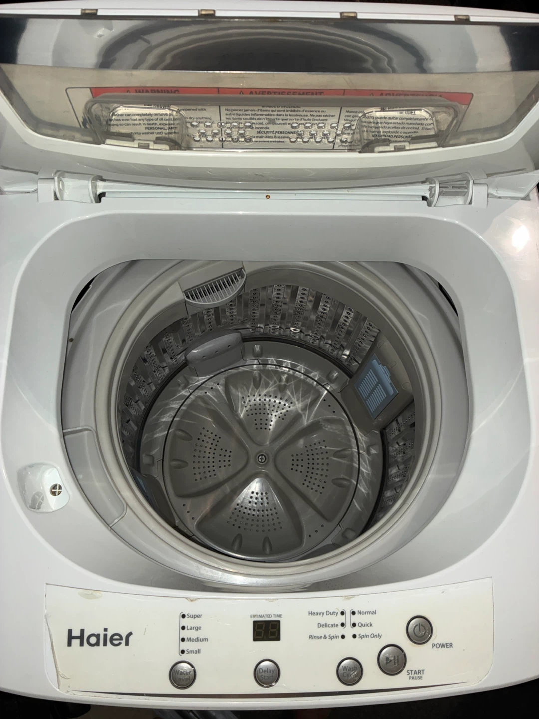 Haier Portable Top Load Washing Machine + Portable Dryer - photo 2