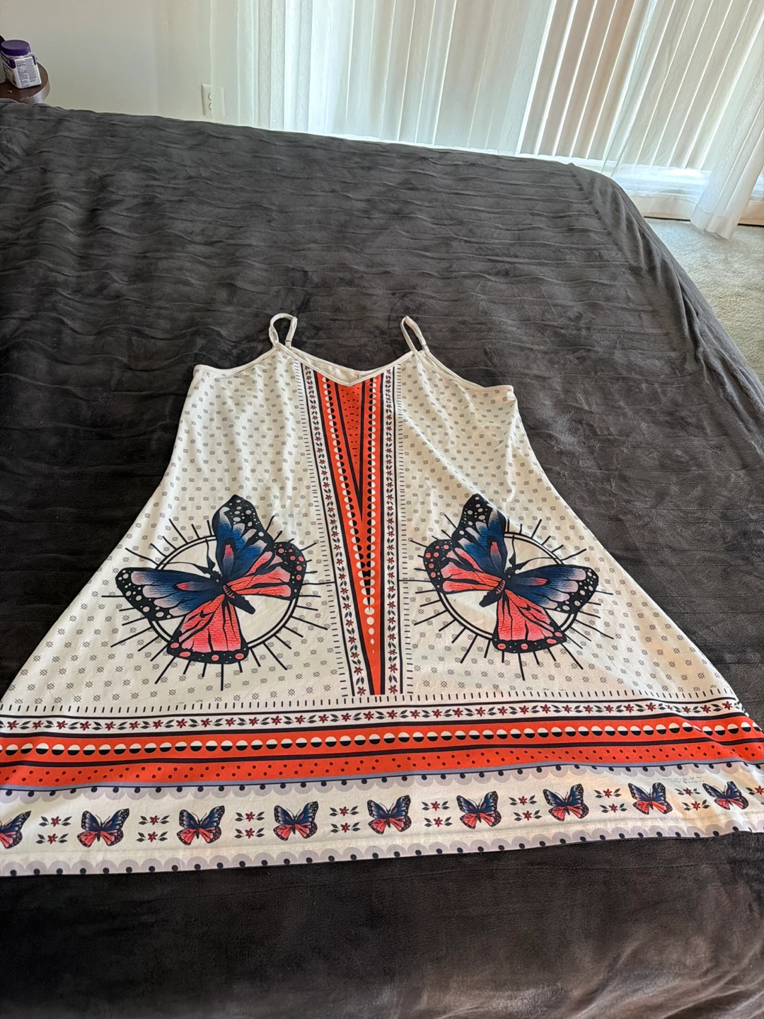 Women's Butterfly Print Sundress