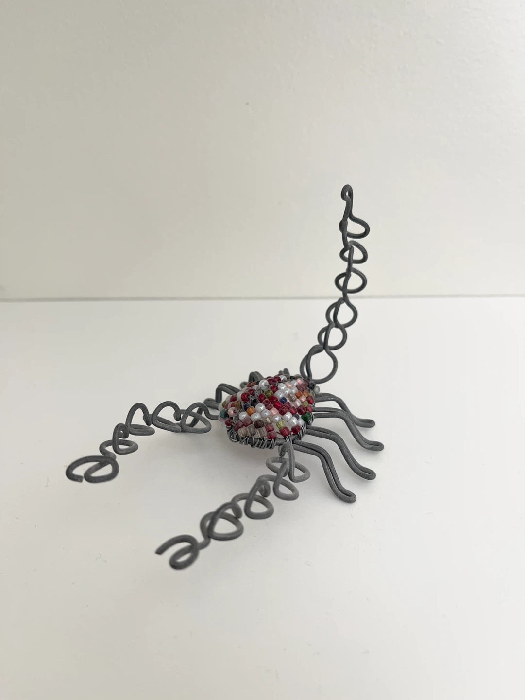 Wire and Bead Scorpion Figurine