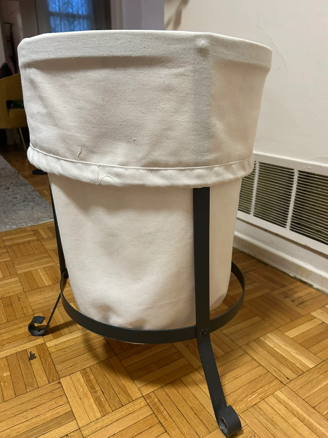 Fabric Laundry Hamper with Metal Frame - photo 2