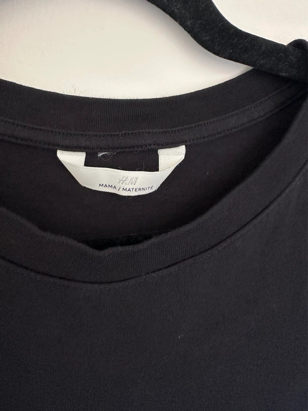 Black H&M Mama Cotton Nursing Top - photo 4