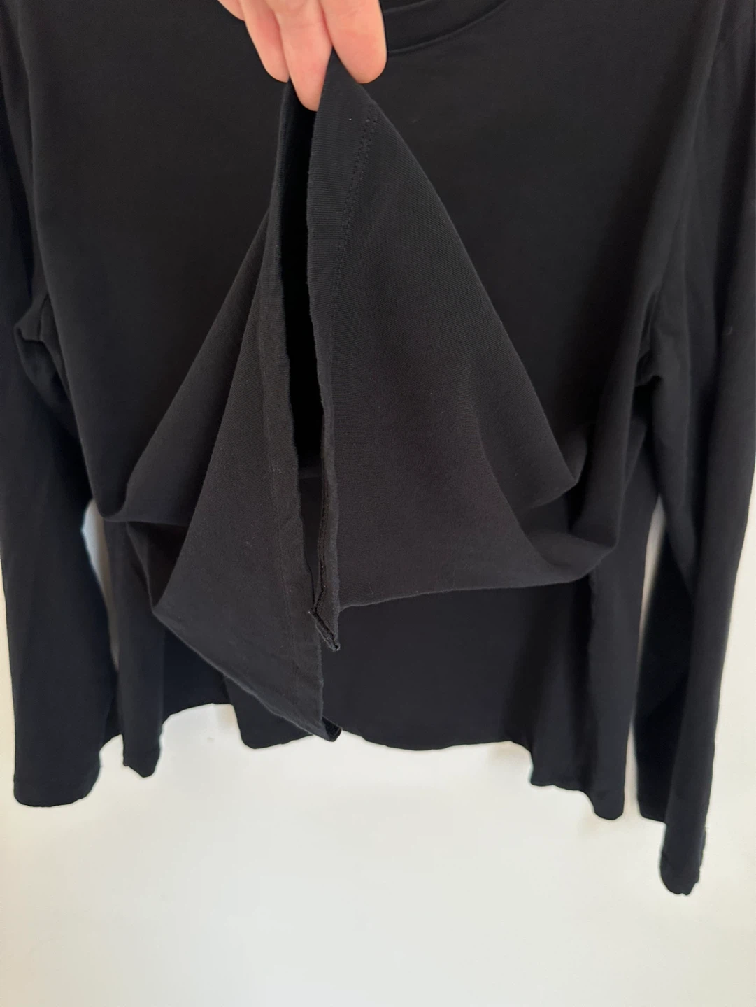 Black H&M Mama Cotton Nursing Top - photo 5