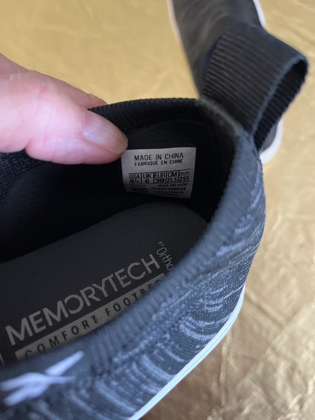 Reebok Women's MemoryTech Slip Black 8.5 - photo 5