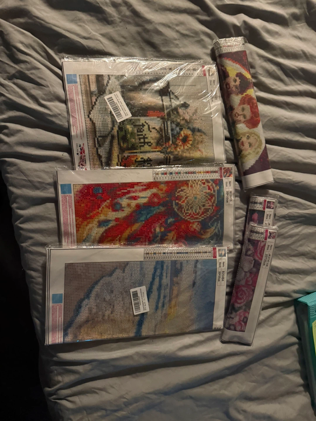 6 diamond art paintings brand new - photo 2