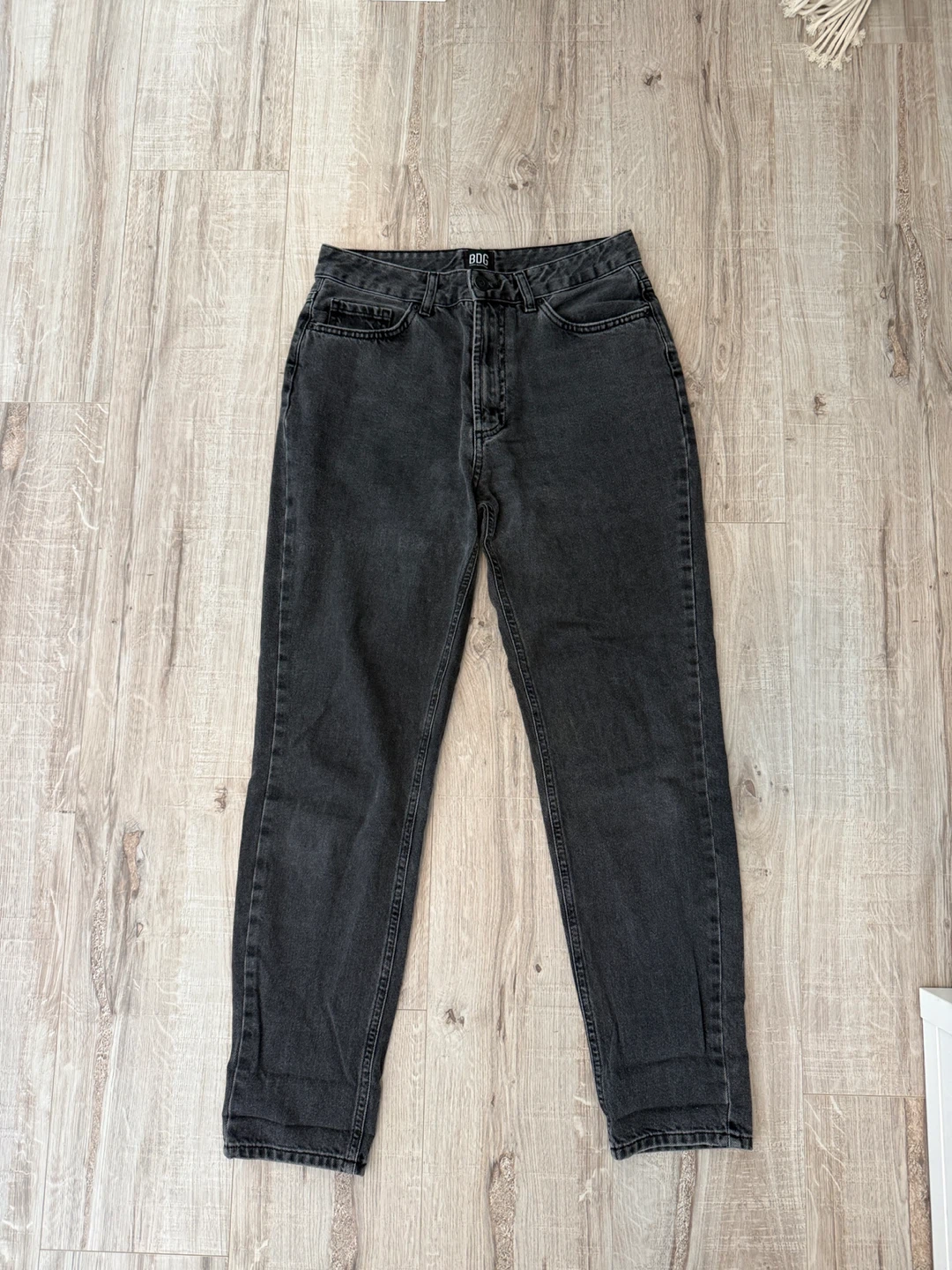 Urban Outfitters BDG Black Washed Mom Jeans