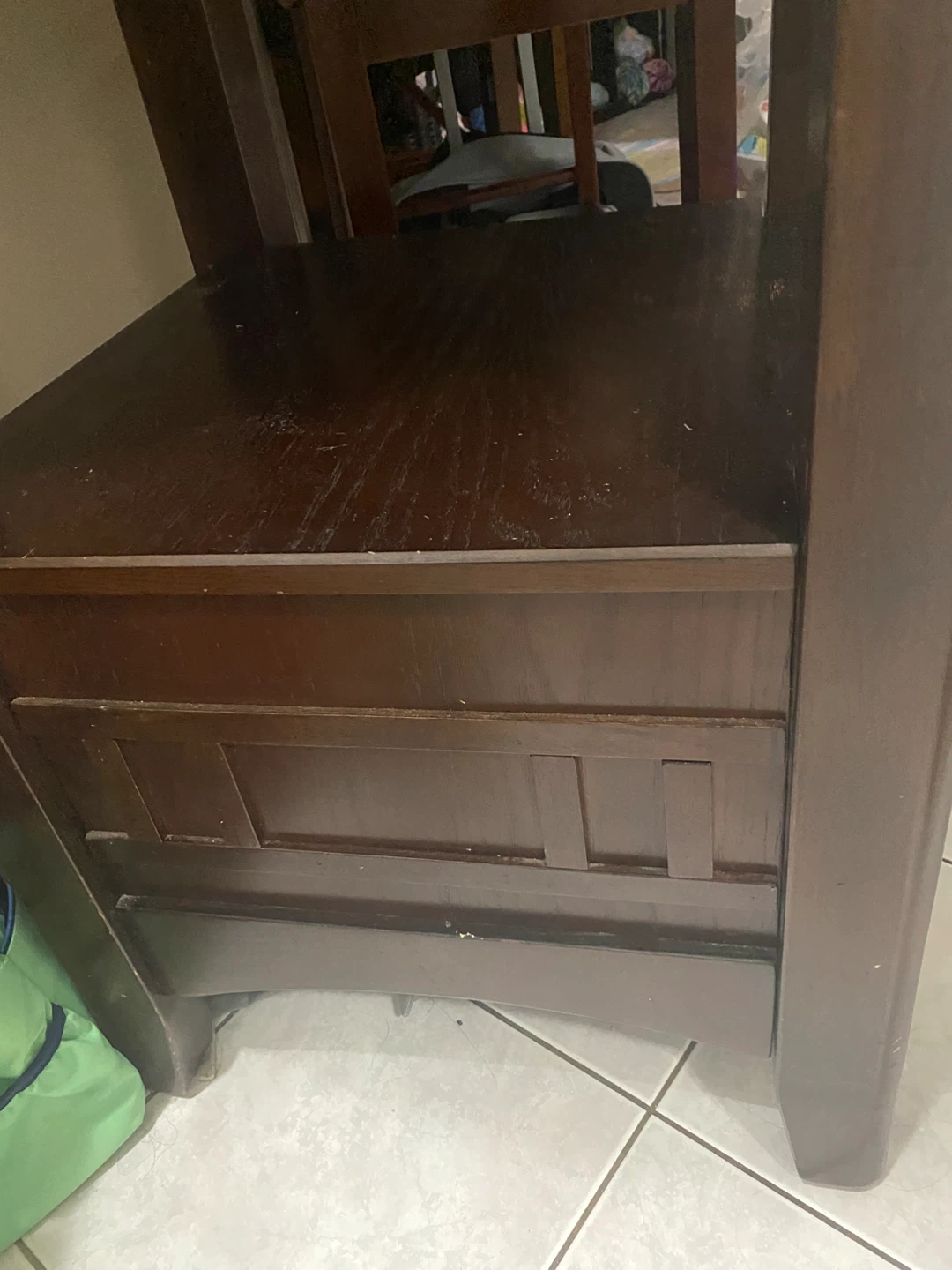 Pub height Round Dining Table with free 3 Chairs - photo 4
