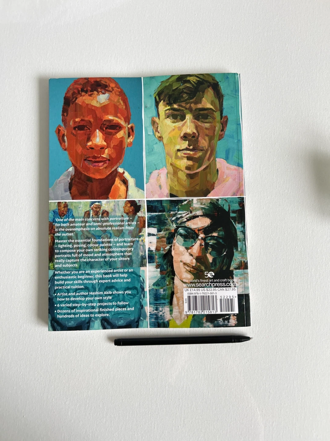 Painting Portraits in Acrylics Book by Hashim Akib - photo 3