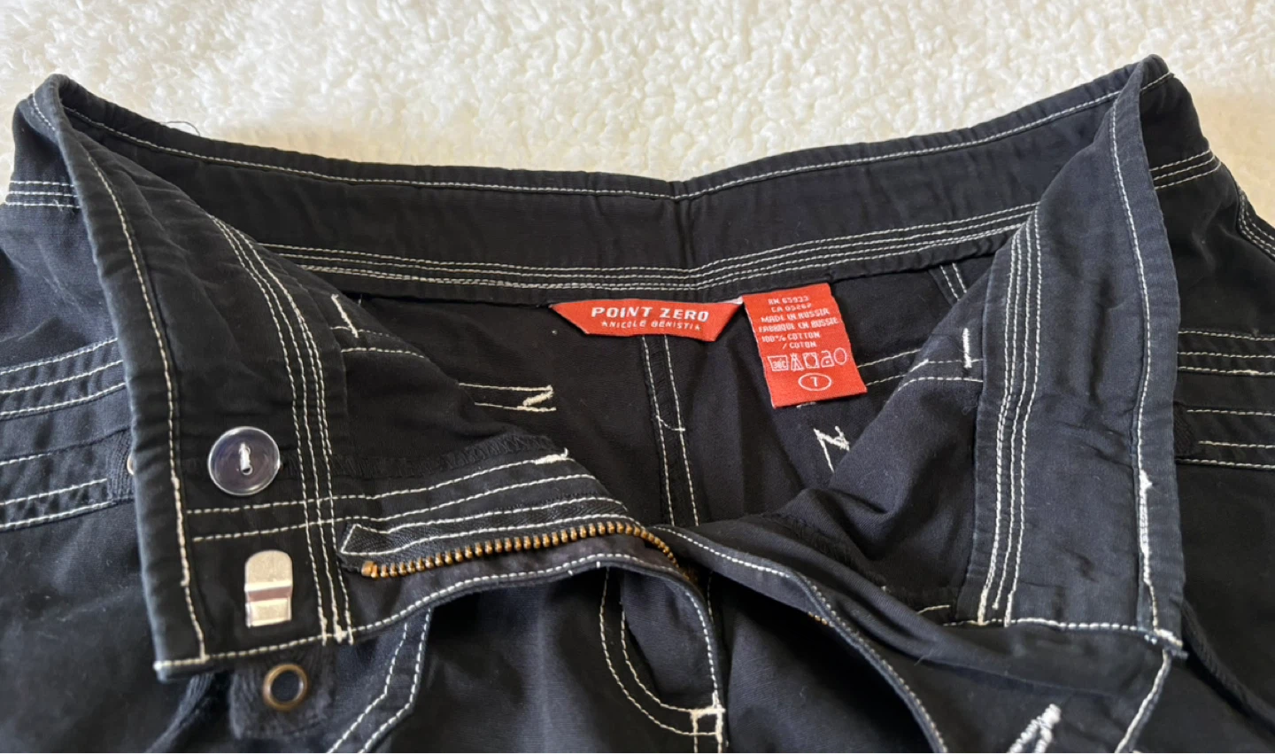 Point Zero Black Cargo Shorts - photo 4