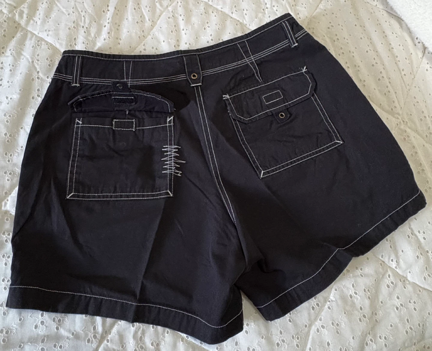 Point Zero Black Cargo Shorts - photo 2
