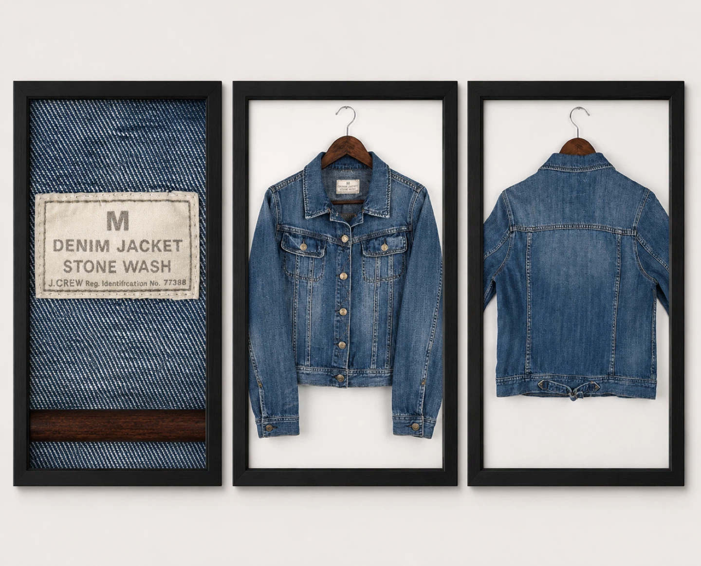 J. Crew Denim Jacket - Stone Wash - Size M