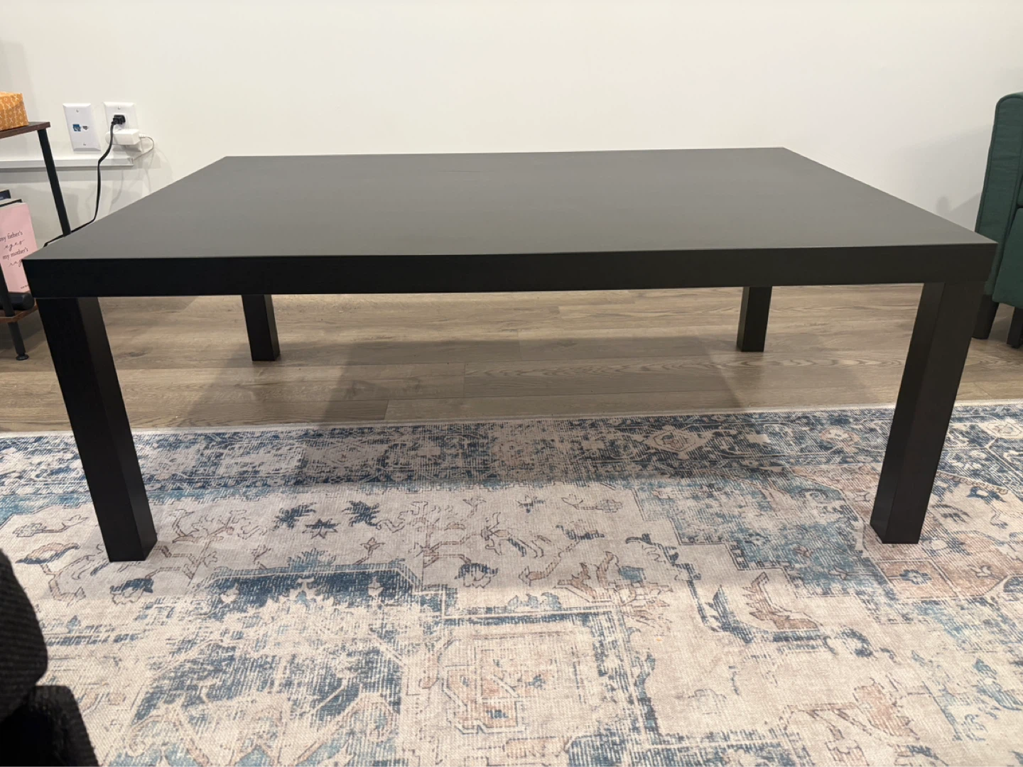 Black IKEA Coffee Table & End Table