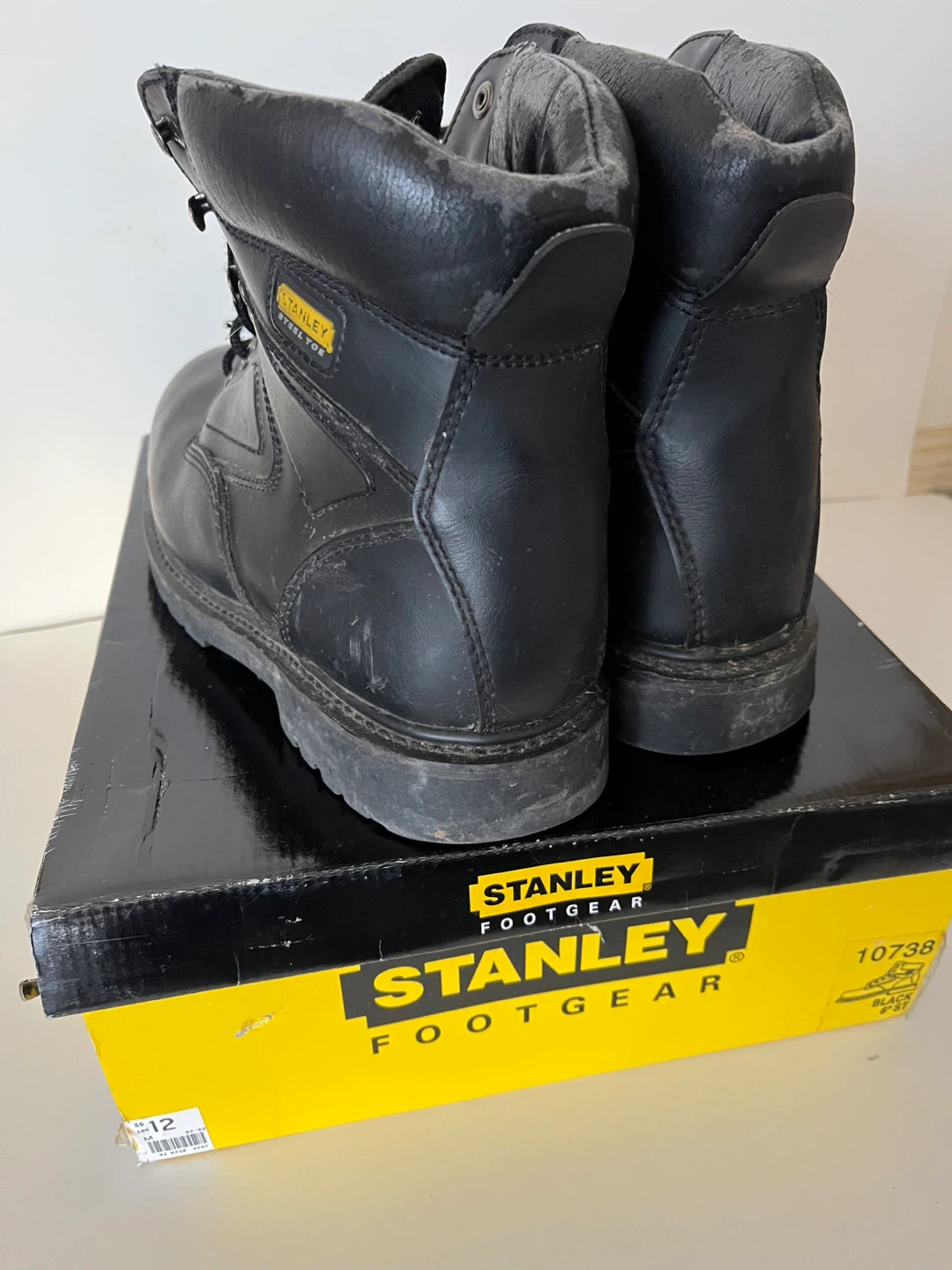 Stanley Steel Toe Work Boots - Size 12 - photo 3