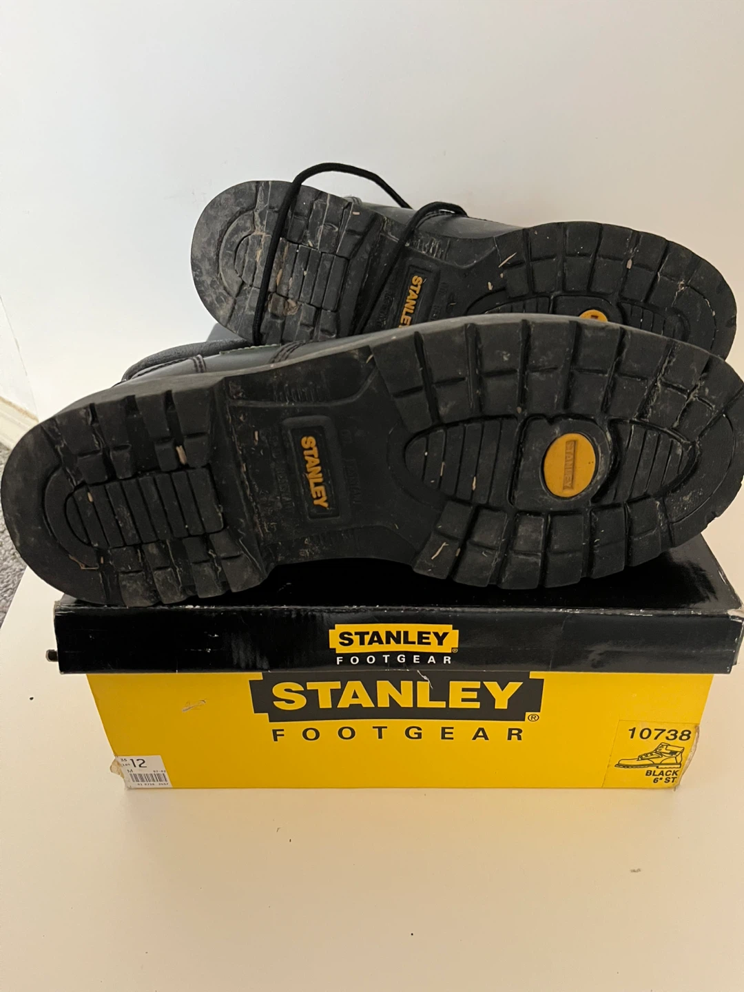 Stanley Steel Toe Work Boots - Size 12 - photo 5