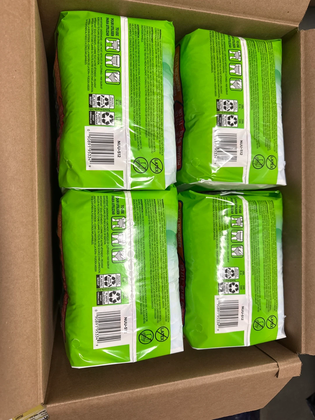 Prevail Nu-Fit Daily Underwear Medium 4 Bags of 20