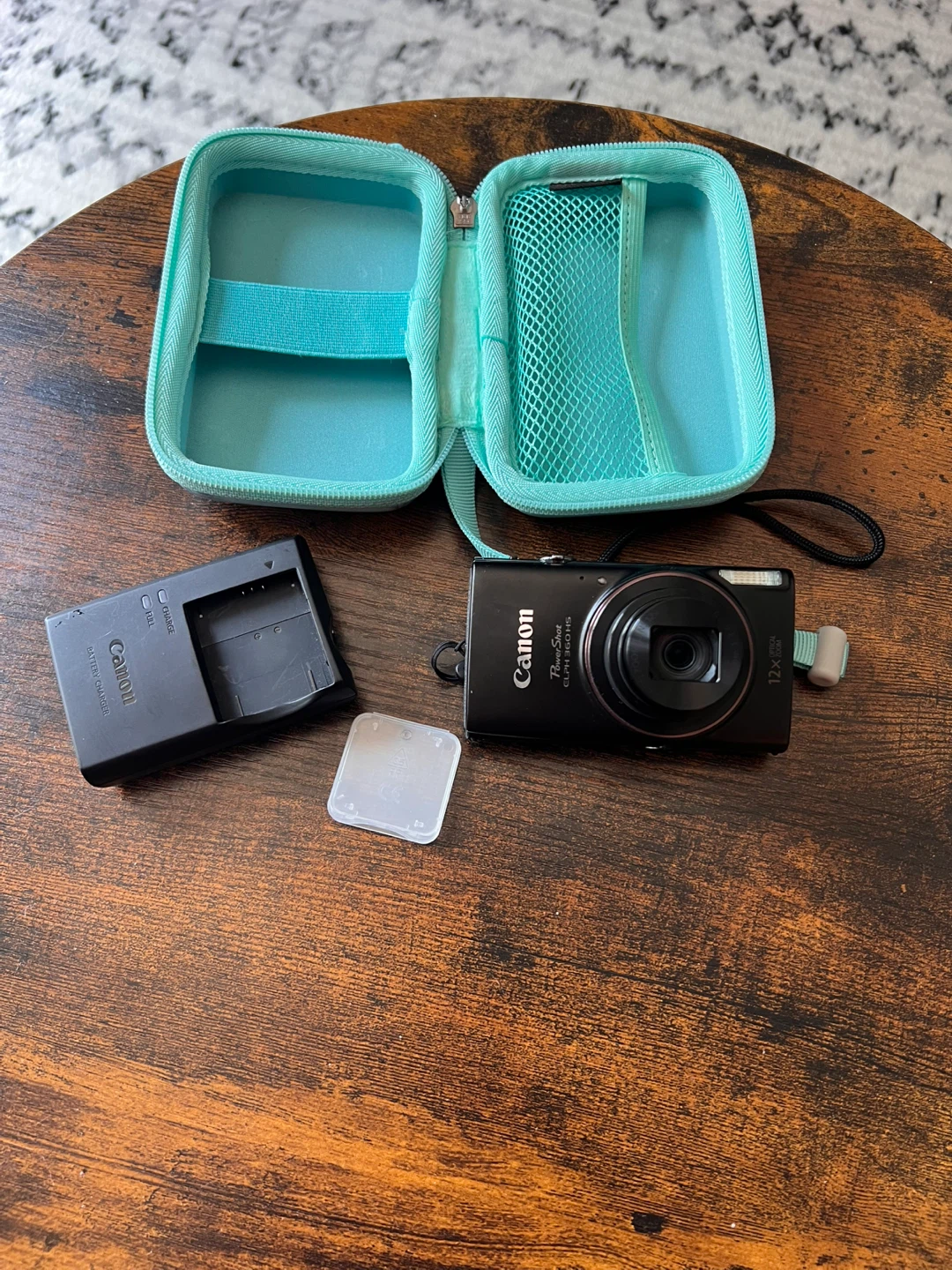 Canon PowerShot ELPH 360HS Digital Camera with Case